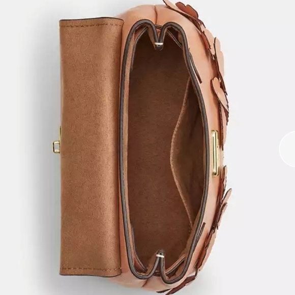 Coach Emory Top Handle Satchel in Blush Pink Floral Appliqué - Picture 2 of 8